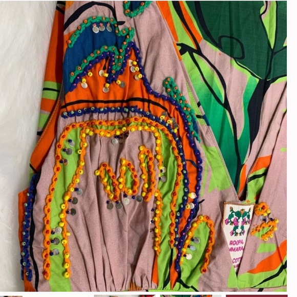 Anthropologie nerida Roopa pemmaraju midi dress - Picture 8 of 9